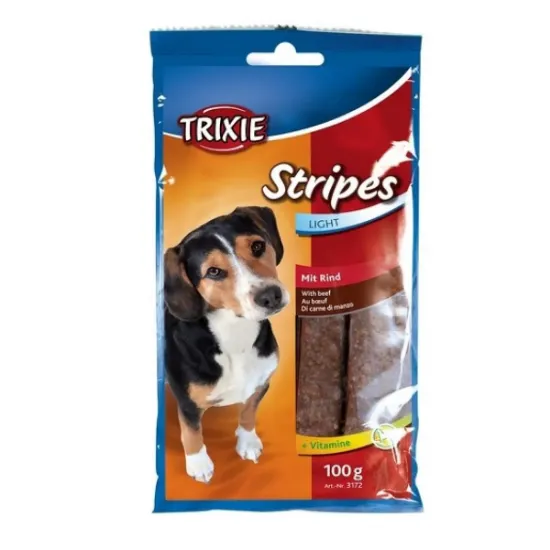 Снимка на Trixie Strips - Лакомство за кучета под формата на ленти с говеждо месо 4 пакета х 10 бр.