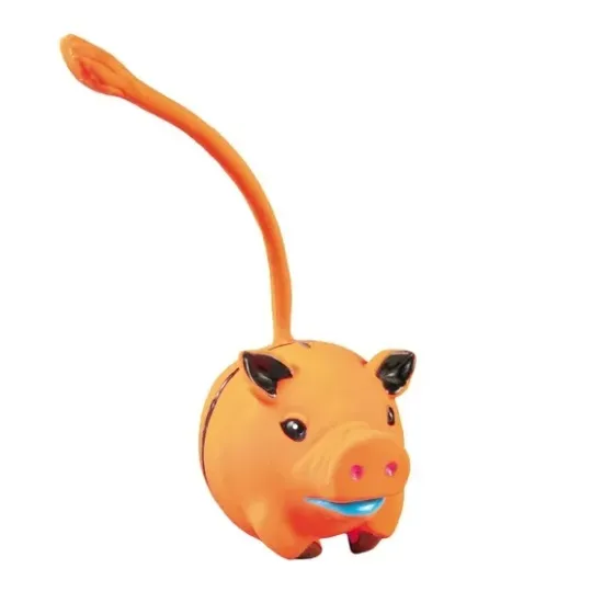 Снимка на Trixie Toy Balls - Играчки за кучета от латекс топка с опашка - животно 6 см