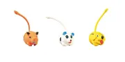 Снимка на Trixie Toy Balls - Играчки за кучета от латекс топка с опашка - животно 6 см 2
