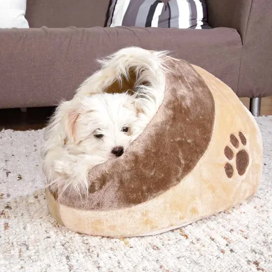 Снимка на Trixie Minou - Меко легло под формата на хралупа за кучета и котки 41 / 42 / 26 см кафяв