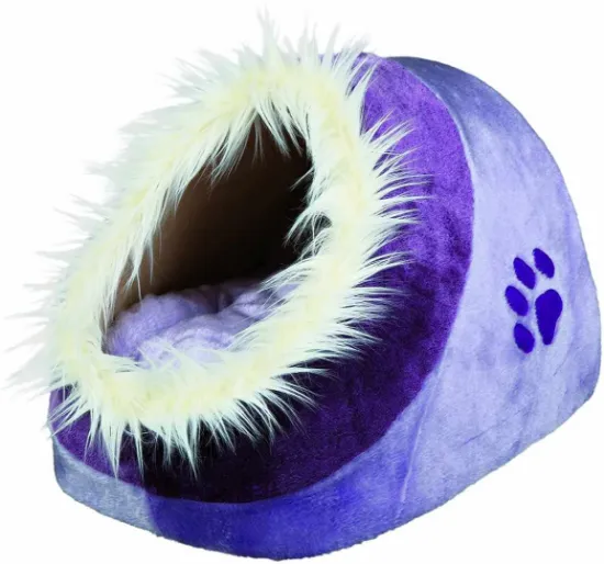 Снимка на Trixie Minou Violet - Меко легло под формата на хралупа за кучета и котки виолетово 41 / 42 / 26 см