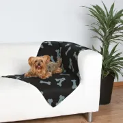 Снимка на Trixie Beany Blanket black grey- Одеяло за кучета черно-сиво 100 / 70 см 2