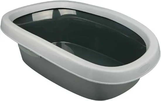 Снимка на Trixie Carlo Litter 2 Tray - Котешка тоалетна Carlo черна 38/17/58 см