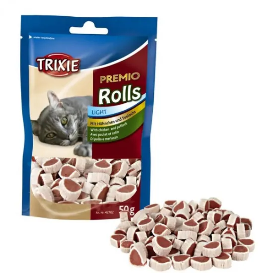 Снимка на Trixie Premio Rolls - пиле и морска риба, 3 броя х 50 гр.