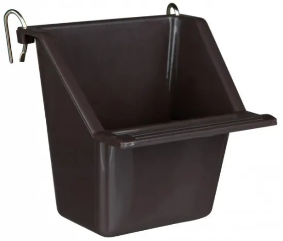 Снимка на Trixie Hanging Bowls with Wire Holder, Plastic - хранилка за птици 130 мл 8 × 7 см