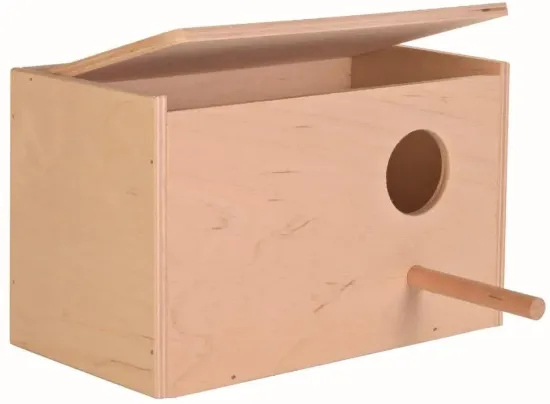 Снимка на Trixie Wooden Nest - Дървено гнездо за малки папагали 21 х 13 х 12 см
