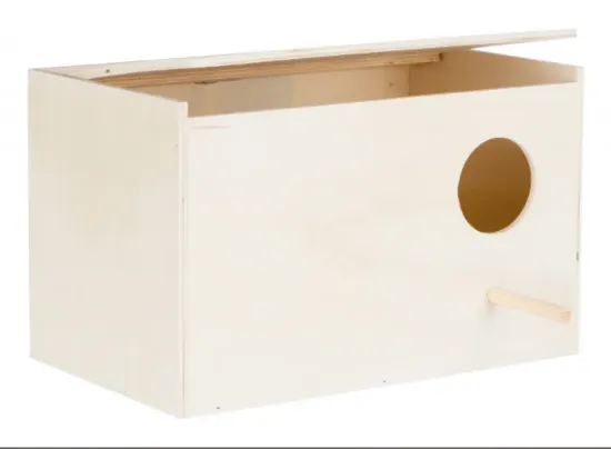 Снимка на Trixie Wooden Nest - Дървено гнездо за средни папагали 30 х 20 х 20 см