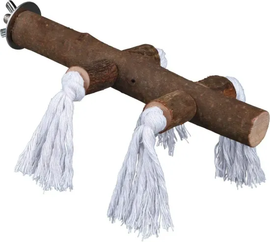 Снимка на Trixie Natural Living perch with Rope - Пръчка за кацане за голям папагал 25 см