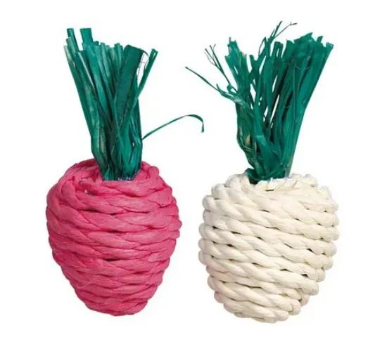 Снимка на Trixie Set of Straw Toys - Играчка за гризачи Репички 2 бр х 8 см