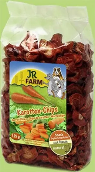 Снимка на JR Farm - Специалитет, лакомство - Натурални резенчета от моркови за гризачи - 125 гр.