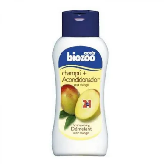 Снимка на Biozoo Shampoo 2 in 1 Mango - Шампоан и балсам 2 в 1 с масло от манго за кучета 250 мл