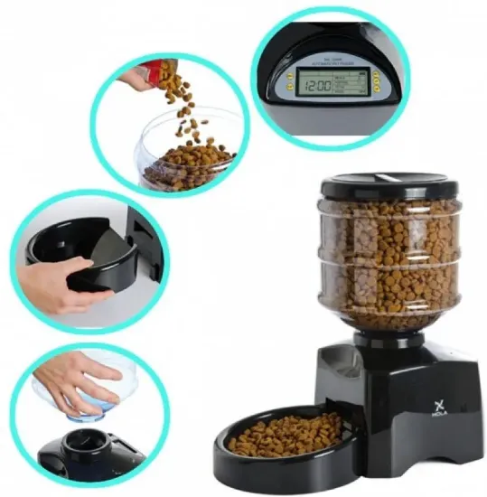 Снимка на Camon Automatic dog and cat food dispenser Big Self Food - Автоматична хранилка за кучета и котки, 1-3 хранения дневно, 5 л