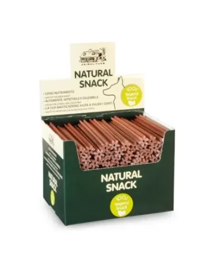 Снимка на Camon Spazzolini Natural Snack - червен,дентален снакс,лакомство за кучета, 4 броя х 18 см.