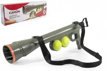 Показвай детайлите за Camon Bazooka - Базука, автоматично изхвърляне на тенис топка над 20 метра 1 - MyPetShop.bg Снимка на Camon Bazooka - Базука, автоматично изхвърляне на тенис топка над 20 метра 1