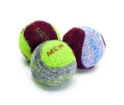Снимка на Camon jute colored ball - Играчка за коте Топка в цветна юта - 3 бр.4см 1