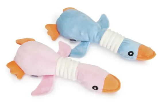 Снимка на Camon Goose toy with squeaker - плюшена играчка за куче патица със звук 29 см.
