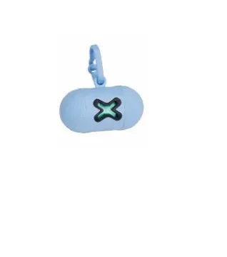 Показвай детайлите за Camon - Контейнер за WC пликчета 6.5 см - син -10 пликчета х20см Снимка на Camon - Контейнер за WC пликчета 6.5 см - син -10 пликчета х20см