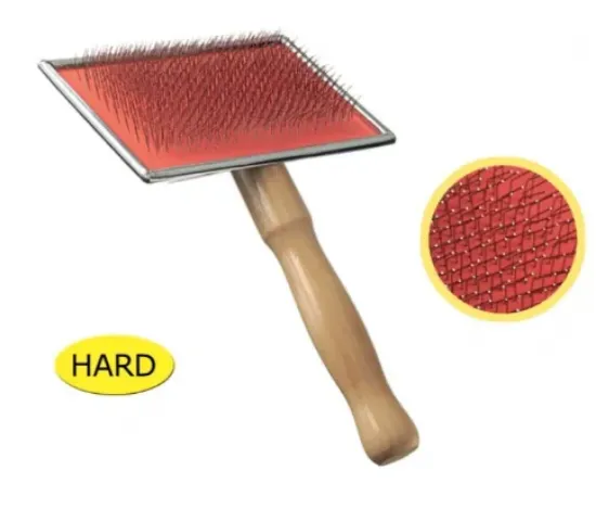 Снимка на Camon Chromium-plated slicker brush XL - четка за финно разресване на домашни любимци 11,5х7,5х19,5 см.