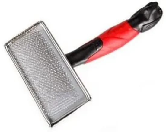 Снимка на Camon Slicker brushes with steel pins L - четка за финно разресване на кучета 10.5 x 5 см.