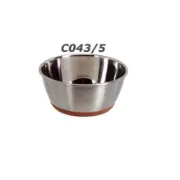 Снимка на Camon Durapet bowl - метална купичка за вода и храна за котки и малки породи кучета 500 мл. / 12.5 см. 1