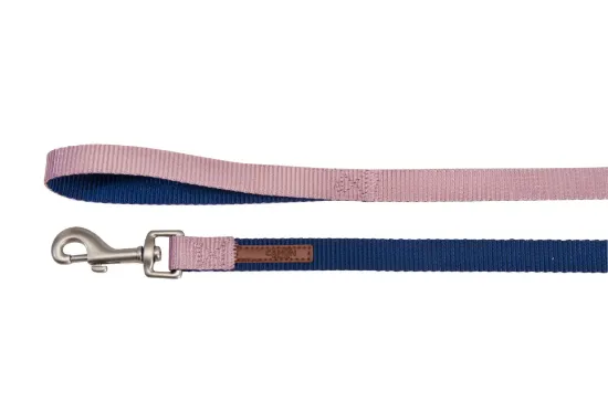 Снимка на Camon Double Premium Blue/Pink - Повод за кучета синьо розов - 20x1200 мм