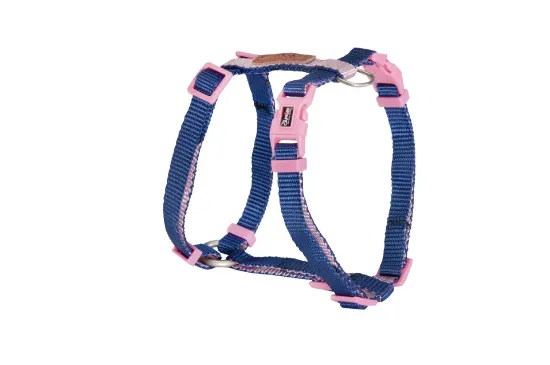 Снимка на Camon Double Premium Blue/Pink - Нагръдник за кучета розово син -15x350/600мм