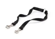 Снимка на Camon Nylon twin leash - повод за две кучета червен / 12 мм. / 350 мм. 2