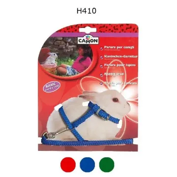 Показвай детайлите за Camon Комплект за заек: повод + нагръдник 8х1200мм 1 - MyPetShop.bg Снимка на Camon Комплект за заек: повод + нагръдник 8х1200мм 1