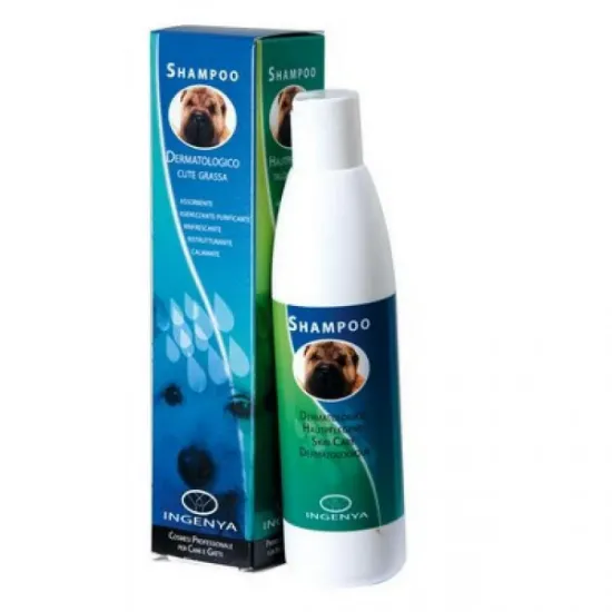 Снимка на Camon Ingenya Shampoo for greasy skins - Кучешки шампоан за мазна козина 250 мл.