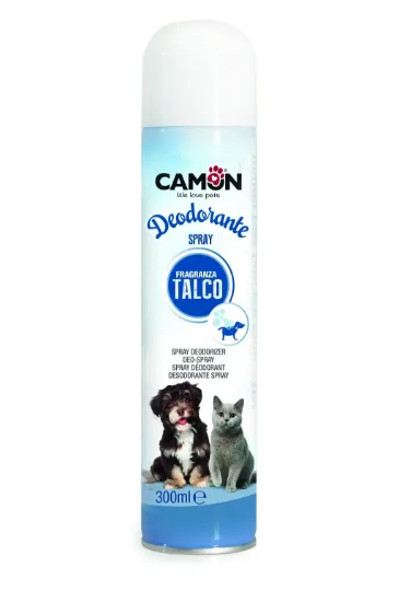 Снимка на Camon Talc spray deodorant - Спрей Талк против неприятна миризма за домашни любимци 300 мл.