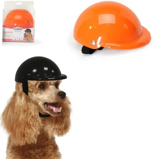 Снимка на Camon Helmet For Dog Large - Каска за кучета - Ø15 см. - оранжева