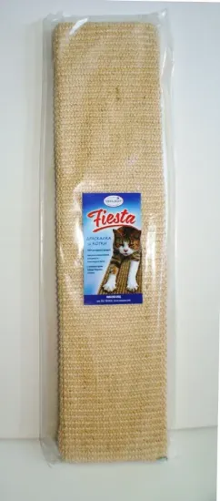 Снимка на Миазоо Fiesta - Драскалка за котки Икономи, 62х15см с котешка трева - бежав