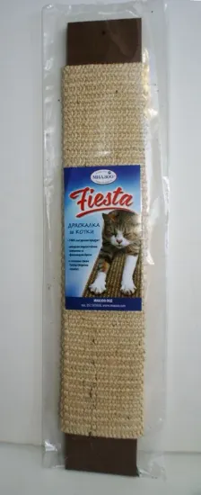 Снимка на Миазоо Fiesta- Драскалка за котки Стандарт - 50 х 8см с котешка трева - бежав