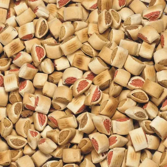 Снимка на Antos Marrow Bones - Кучешко лакомство - бисквити с костен мозък микс с пиле, сирене, сьомга 10 кг.
