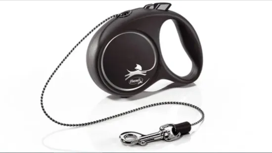 Снимка на Flexi Black Design S - Автоматичен повод за кучета 5м въже, до 12кг, черен