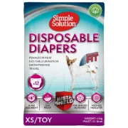 Снимка на Simple Solution-Памперси за женски кучета XS/toy 12 бр. 1