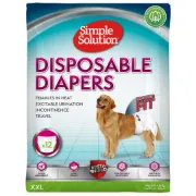 Снимка на Simple Solution -Памперси за женски кучета XXL 12 бр. 1