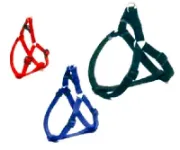 Снимка на Миазоо - Нагръдник за кучета от изкуствена лента, 10 мм - розов, регулиране от 30 до 42 см. 1