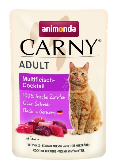 Снимка на Animonda Carny Adult - Пауч за котки мултикоктейл, 4 броя х 85 гр.