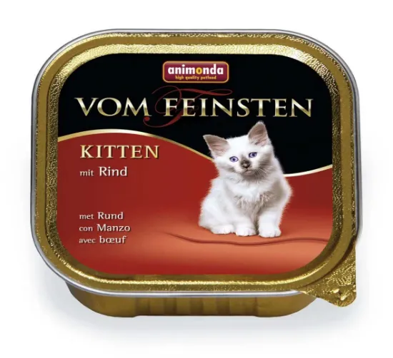 Снимка на Animonda von feinsten kitten beef -Пастет с телешко месо,за котенца от 1 до 12 месеца, 6 броя х 100 гр.