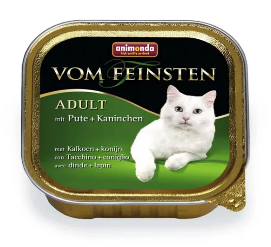 Снимка на Animonda von feinsten classic with turkey and rabbit -Котешки пастет с пуешко и заешко месо, 6 броя х 100 гр.