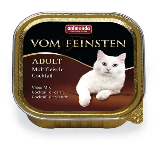 Снимка на Animonda von feinsten classic multi meat cocktail -Котешк пастет мултикоктейл пиле, заек, телешко, агнешко, свинско, 6 броя х 100 гр.