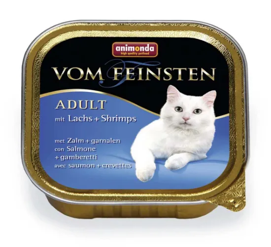 Снимка на Animonda von feinsten classic with salmon shrimps -Котешки пастет със сьомга и скариди, 6 броя х 100 гр.