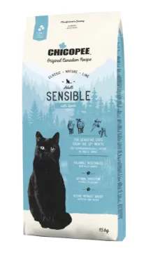 Показвай детайлите за Chicopee Classic Nature Line Adult Sensible-Храна за котки с чувствителни стомаси с агнешко месо 15 кг. Снимка на Chicopee Classic Nature Line Adult Sensible-Храна за котки с чувствителни стомаси с агнешко месо 15 кг.