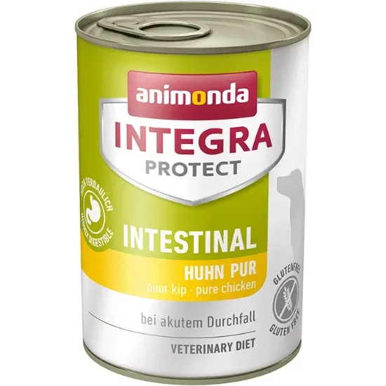 Снимка на Animonda integra protect intestinal - Храна за кучета с повръщане и диария , с пилешко месо, 2 броя х 400 гр.