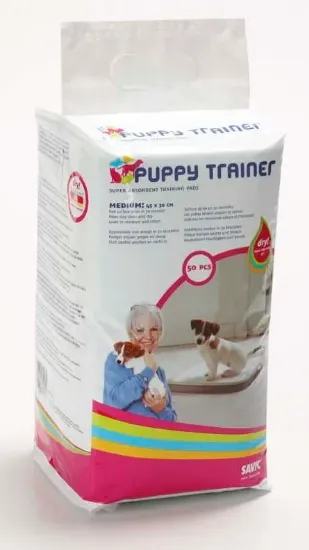 Снимка на Savic Puppy Pads - Средни подложки за уриниране 45 х 30 см, 30 броя