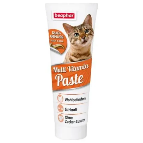 Снимка на Beaphar Multivitamin - Мултивитаминна паста за котки 100 гр.