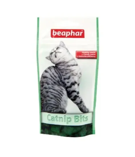 Снимка на Beaphar Catnip Bits -Лакомство хапки с котешка трева, 3 броя х 35 гр.
