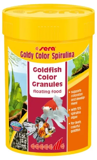 Снимка на Sera Goldy Nature Color Spirulina- Храна за златни рибки, оцветяваща 50 мл.