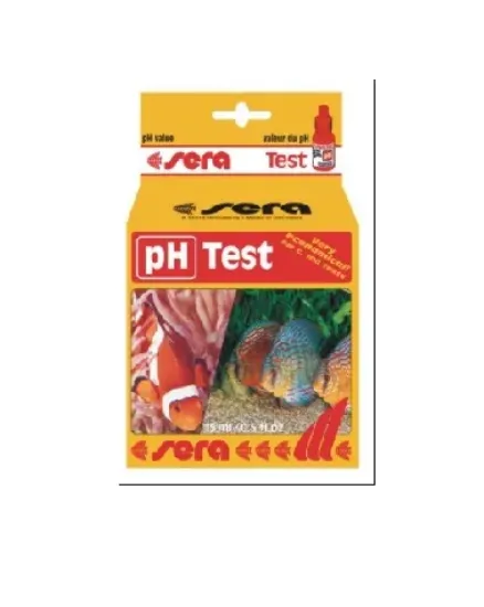 Снимка на Sera - pH test - за точно определяне на pH на водата,може да се използва за около 80 измервания